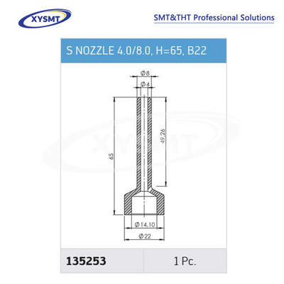 135253 S NOZZLE 4.0-8.0 H=65 B22 para Ersa pieza de repuesto de máquina de soldadura